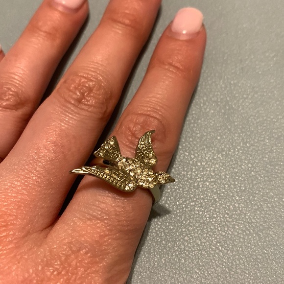 Bird Ring Costume Jewelry Size 7 - Picture 2 of 4
